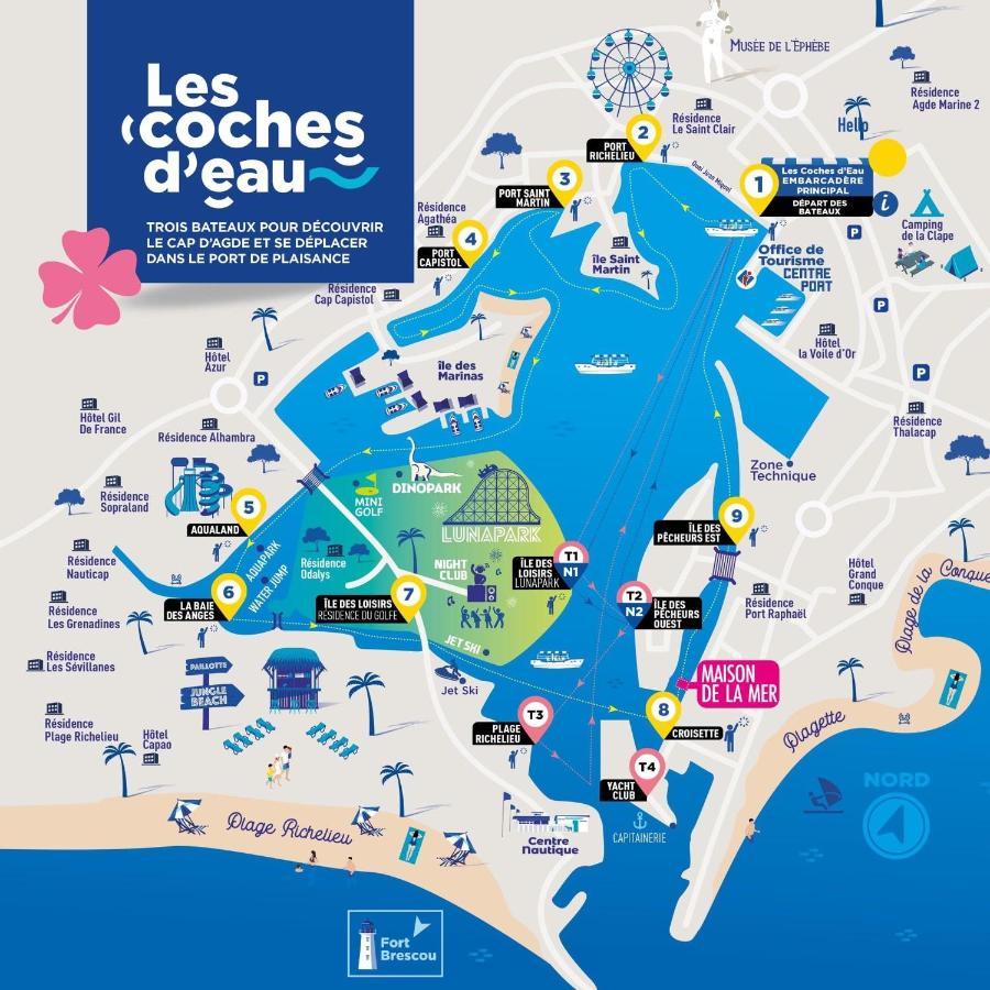 Studio Chaleureux Au Cap D'Agde Luaran gambar